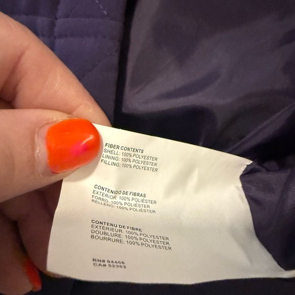 Esprit Women's Deep Purple Quilted Puffer Jacket Medium - Picture 5 of 9